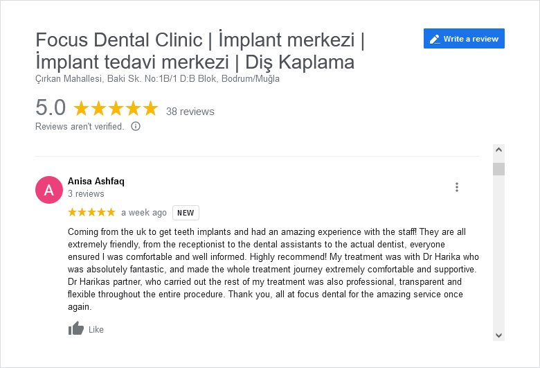 Focus Dental Clinic Bodrum
