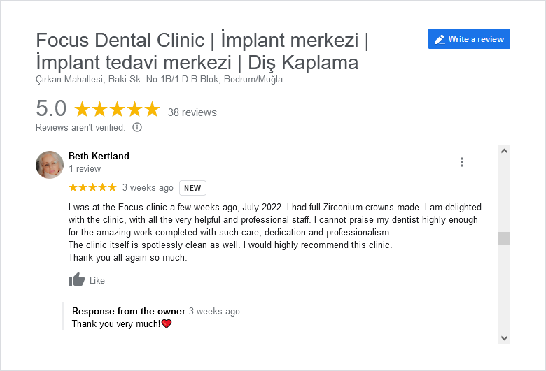 Focus Dental Clinic Bodrum