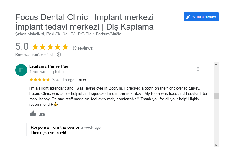 Focus Dental Clinic Bodrum