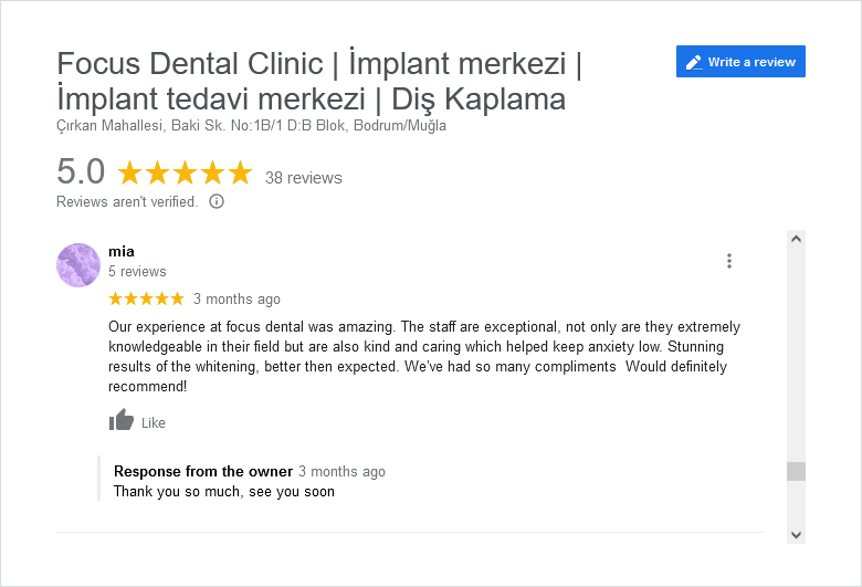 Focus Dental Clinic Bodrum